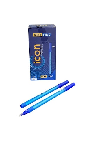 Silka Linc Icon 1.0 Mm Mavi Tükenmez Kalem - 10'lu Paket Silka Linc Icon 1.0 Mm Mavi Tükenmez Kalem - 10'lu Paket