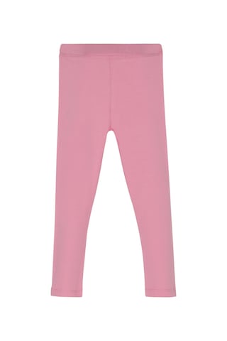 Lovetti Pembe Kız Çocuk Tam Boy Düz Basıc Tayt Pembe