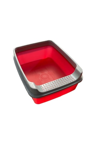 Can's Lüx Açık Kedi Tuvaleti Orta Boy 51 x 39 x 19 CM + Kürek