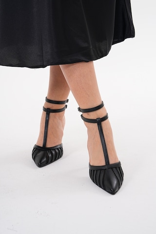 Wolk Shoes Kadın Topuklu Stiletto Ayakkabı Siyah