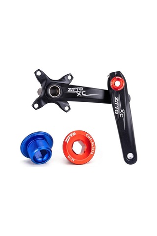 Sones 2 Adet Ztto Bisiklet Alüminyum Alaşımlı Krank Kapağı Dağ Bisikleti Krank Vidaları, Stil: M18 Kırmızı