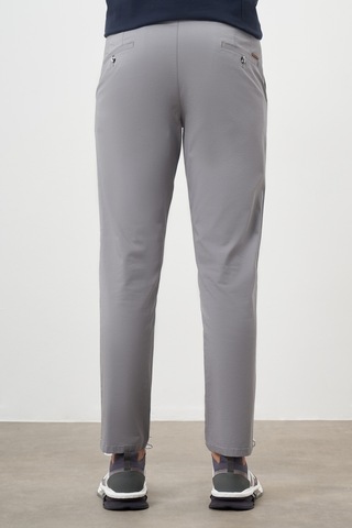 Morven Erkek Gri Yazlık Pamuk Yan Cep Dynamic Fit Chino Pantolon Gri