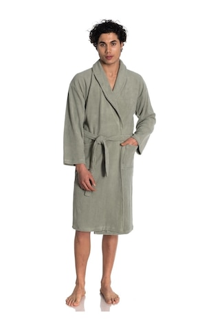 Erkek Şal Yaka Sabahlık - Yeşil