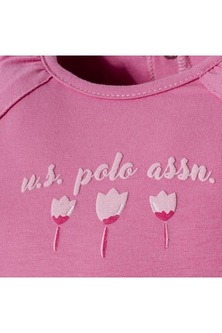 U.s. Polo Assn Kız Bebek Takım 3017 Pembe