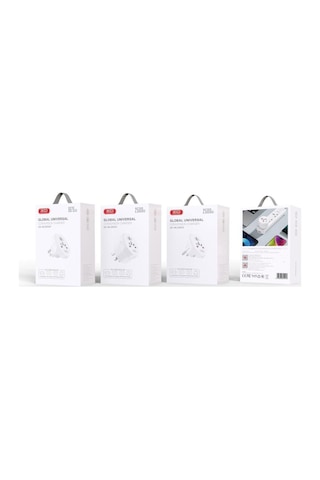 Xo Wl23 Eu 2500w Universal Priz Dönüştürücü Eu Priz / Us-uk-au Fiş Uyumlu