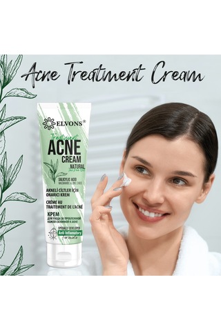 Elvons Sivilce ve Akne Karşıtı Yüz Kremi 50 ML