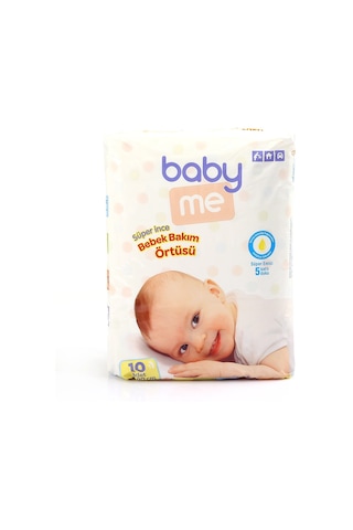 Baby Me Süper İnce Bebek Bakım Örtüsü 60 x 90 CM - 10 Adet