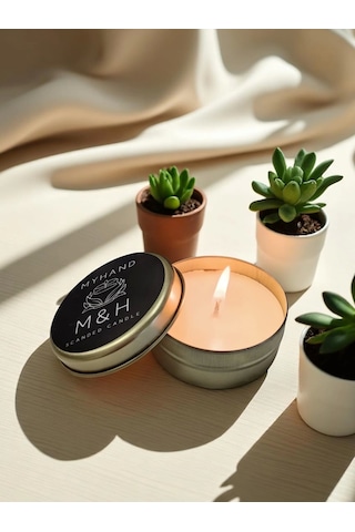 Myhand Soyawax Gold Teneke Eternal Love Esans Kokulu Mum 60 Gr Altın