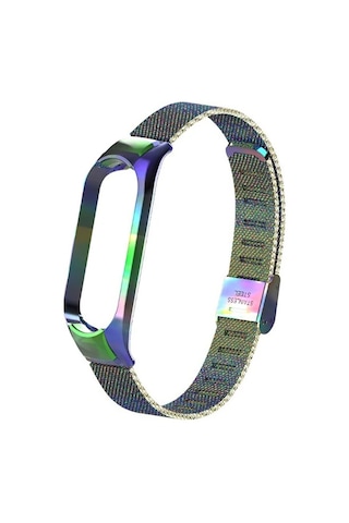 Xiaomi Mi Band 5 Metal Kayış Kordon Kopçalı Milano Loop- 5775