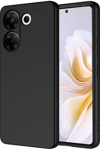 Tecno Camon 20 Pro 4g Kılıf Mara Lansman Kapak - Siyah Siyah Siyah