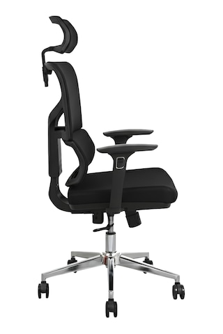 Hunt Mobilya Seman Siyah Fileli Ofis Yönetici Koltuğu Siyah