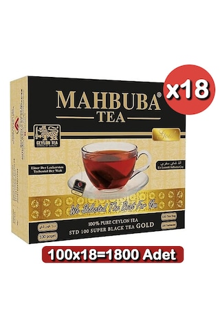 Mahbuba Std 100 Seylan Kaçak Sallama Çay 2gr 100 Adet 18 Paket