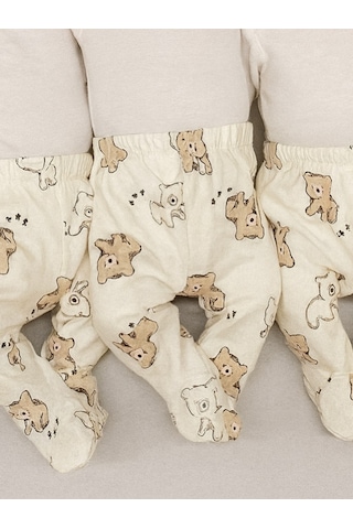 Hellobaby 3 Adet Patikli Pantolon Beyaz