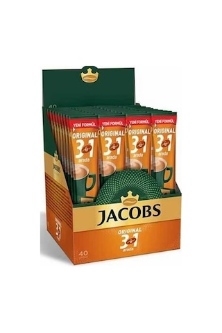 Jacobs Original 3'ü 1 Arada Kutu 40 X 16g Karışım Kahve Granül