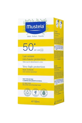Very High Protection Spf 50 Güneş Kremi 100 Ml Yenidoğandan Itibaren Tüm Aile Için