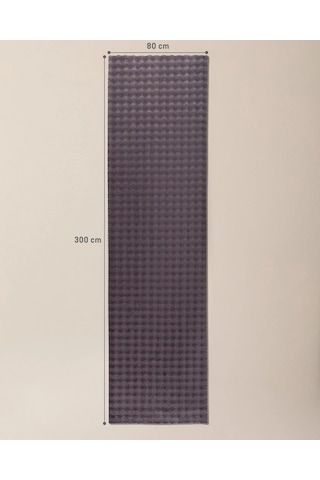 Madame Coco Vivre Bubble Halı - Koyu Mürdüm - 80x300 Cm 8684427183052 Çok Renkli 80 X 300 K.mürdüm
