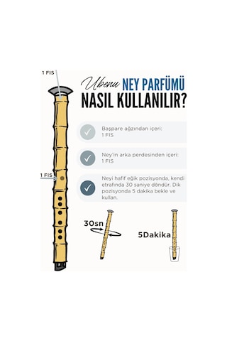 Ubenu Ney Parfümü Hicaz Esved Plus No. 8+