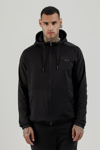 Airlife Stronger High Rsi 5 7 Tam Boy Fermuarlı Erkek Kapüşonlu Sweatshirt Siyah