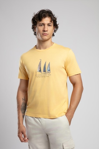 Lee Cooper Nelli Erkek O Yaka T-shirt-19935 Sarı
