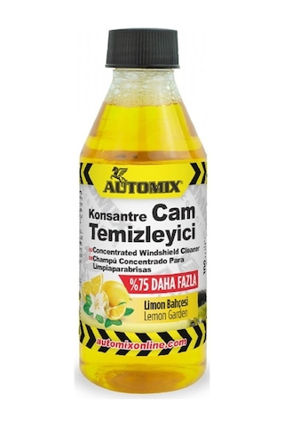 Konsantre Cam Temizleme Suyu 100 Ml Limon Bahçesi Leke Bırakmayan Formül