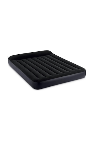 "INTEX Queen Pillow Rest Classic şişme yatak-Koyu Mavi- Queen Çift kişilik" Koyu Mavi