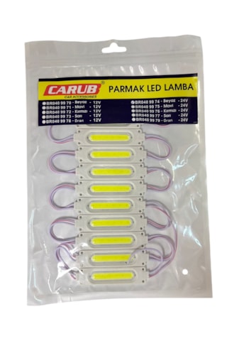 Parmak Lamba Cob Led Beyaz 24v 10'lu Br 040 99 74