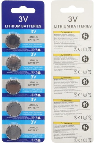 Ayt Powermaster Cr2016 3 Volt Lityum Para Pil 5'li Paket Düğme Pil