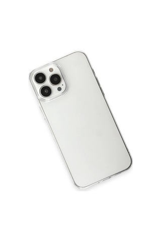 Newface Apple iPhone Uyumlu 15 Pro Max Kılıf Pc Sert Şeffaf Kapak Semeglbl - 11 - Şeffaf