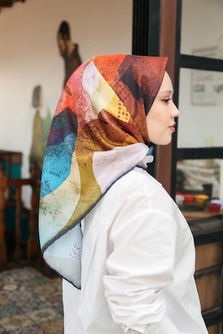 Levidor Twill Eşarp Trend Ldt254-01 Taş-çok Renkli