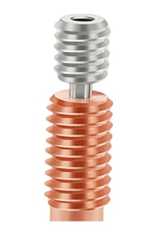 Trendooze Homyl Isı Sıcak Uçlu Metal Namlu İplik Boğaz Tüpü Kırmızı Renk