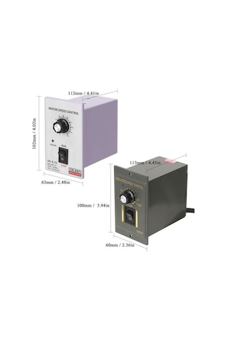 Maoyaya 400w Ac220v Abs Motor Hız Regülatörü - Işıklı Göstergeli Pinpoint Hız Kontrol Ünitesi