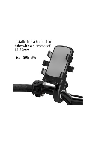 Qx23 Abs E-bisiklet Telefon Tutucu Bisiklet Motosiklet Gidon Dağı Cep Telefonu Braketi
