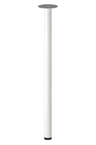 Ikea Adıls Çalışma Masası Ayağı, Beyaz, 70 Cm