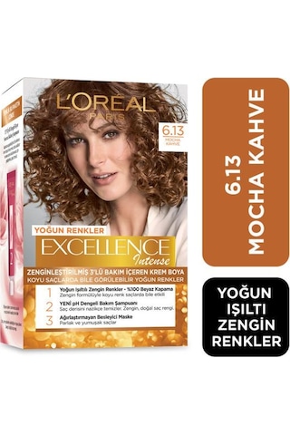 L'Oréal Paris Excellence Intense Saç Boyası - 6.13 Mocha Kahve