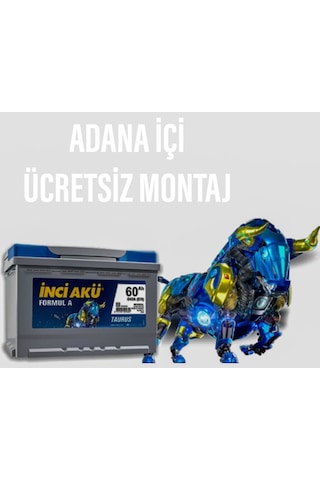 60 Amper 12 V Inci Akü Sadece Adana Satışı Vardır / 488743023