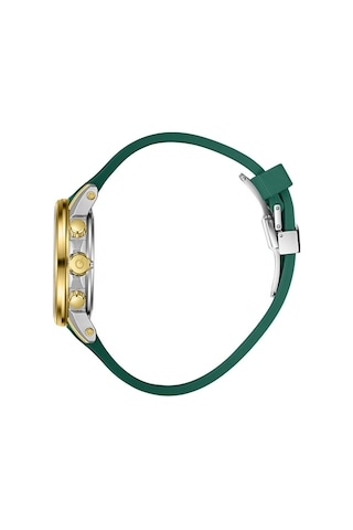 Quantum Pwg1220.075 Quartz Silikon Yeşil Safir 10 Atm 43 Mm Erkek Kol Saati Gri