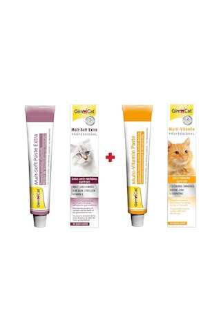 Gimcat Kedi Multivitamin 20 G + Gimcat Malt Soft Extra 20 G