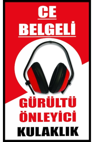 İş Kulaklığı 10lu Paket-kulaküstü-gürültü Önleyici-ce Li-ayarlanabilir