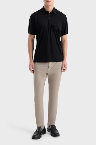Isaora % 100 Pamuk Regular Fit Düğmeli Polo Erkek Polo Isr33040 Siyah