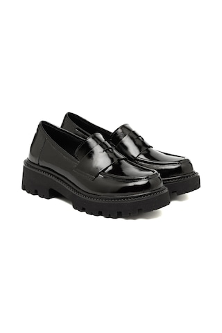 Nero Black Sneaker Günlük Kadın 25k11516xr Vergelio Skin Vernice Nero Bej