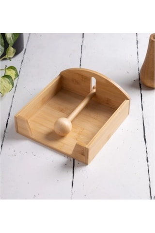 Periboia Ahşap Peçetelik Renkli