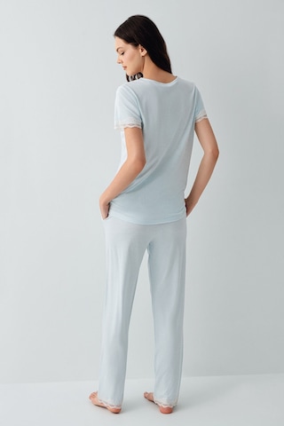 Pierre Cardin Kadın Mavi Pijama Takımı Mavi