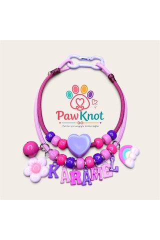 Pink Dream Evcil Hayvan Kedi/köpek Kolyesi Mor