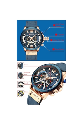 Curren 8329 Erkek Saati Mavi