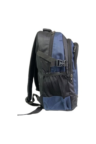 Büyük Su Geçirmeyen Kalın Kumaş Ortopedik Üç Bölmeli Okul Gezi Seyahat Kamp Sırt Çantası 32cmx47cm Lacivert