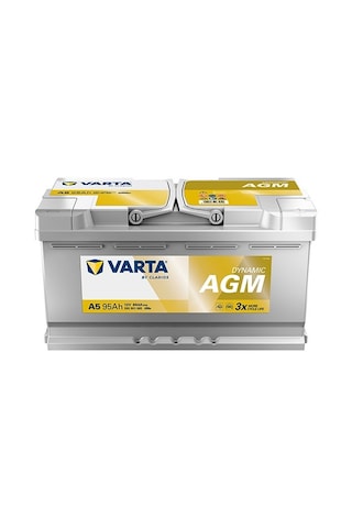 Varta A5 12v 95ah 850a Dynamic Start Stop Agm Akü Üretim Tarihi:2025