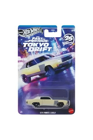 Hot Wheels Silver Series 1970 Monte Carlo - Fast & Furious: Tokyo Drift Krem 1/64 Diecast Model Arab Çok Renkli Hot Wheels Silver Series 1970 Monte Carlo - Fast & Furious: Tokyo Drift Krem 1/64 Diecast Model Arab Çok Renkli