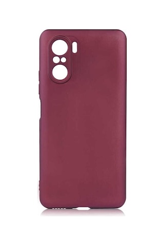 Xiaomi Redmi K40 Kılıf Zore Premier Silikon Kapak Mürdüm