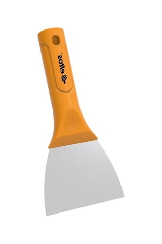 Saptak Spatula, Çelik Uçlu Spatula, Ergonomik Plastik Saplı, Dayanıklı Güçlü Yapı, Alçı, Boya, Macun Uygulama Malası, İnşaat, Hırdavat, Profesyonel El Aleti 80 Mm