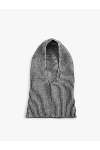 Koton Basic Balaklava Kar Maskesi Gri 5wam50099aa Gri